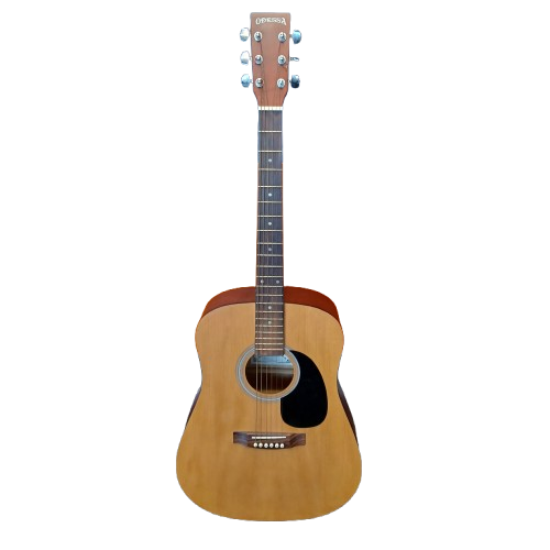 Odessa Acoustic Guitar WG 1-0 Natural Semi-Matte with Guitar Bag (lel)