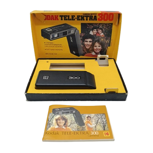 Kodak Camera Tele-Ektra 300 + Box + Manual + Strap Good Condition Second Hand Item ( CP)