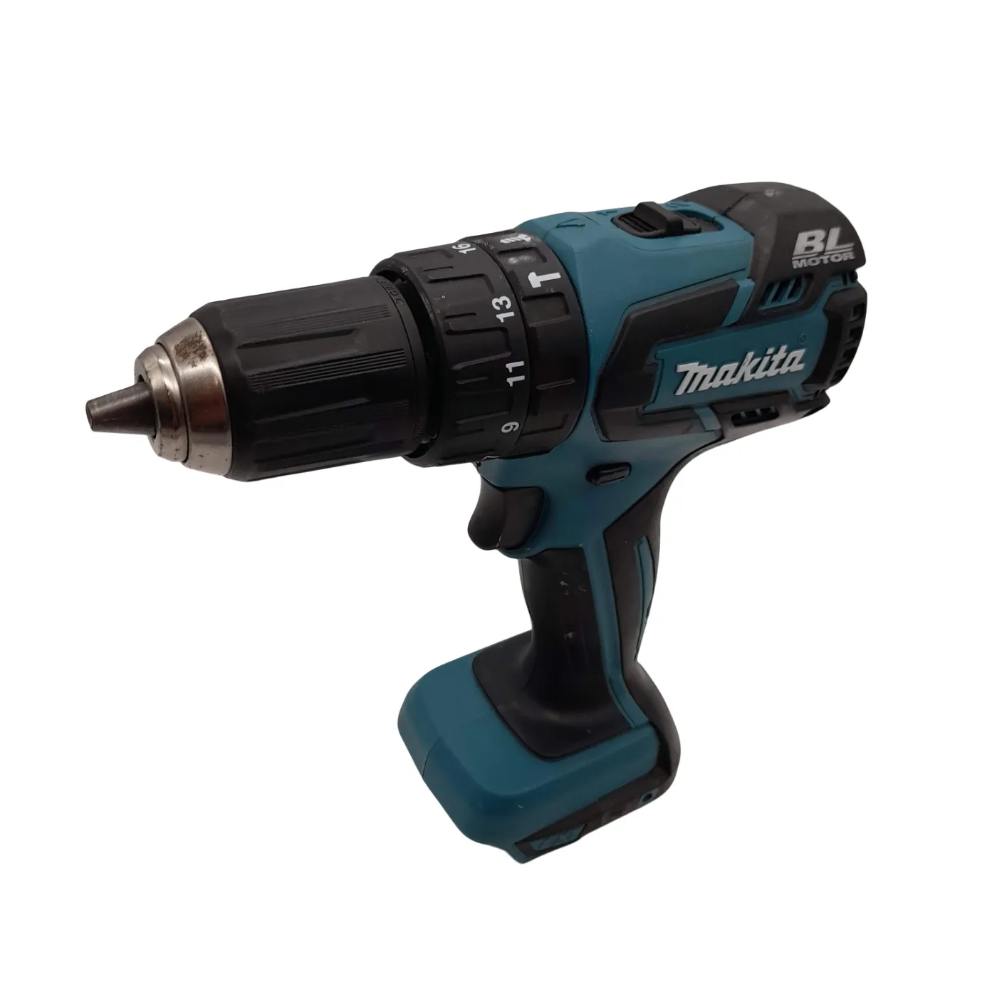 Makita DHP459 18V Cordless Hammer Driver Drill Green Black Skin (WL1419056)