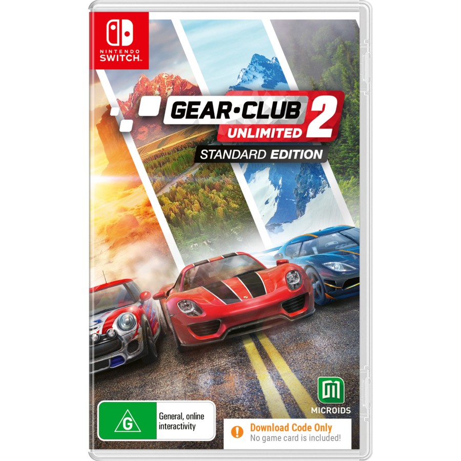 Gear-Club 2 Unlimited Nintendo Switch Game No Case