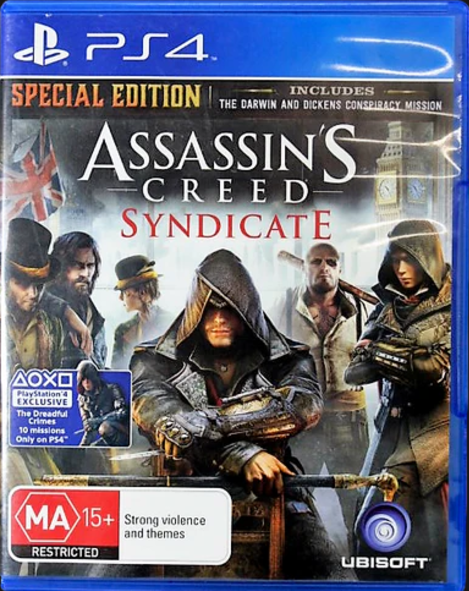 Assassins Creed : Syndicate – Special Edition Playstation 4 Game – Very good With Manual