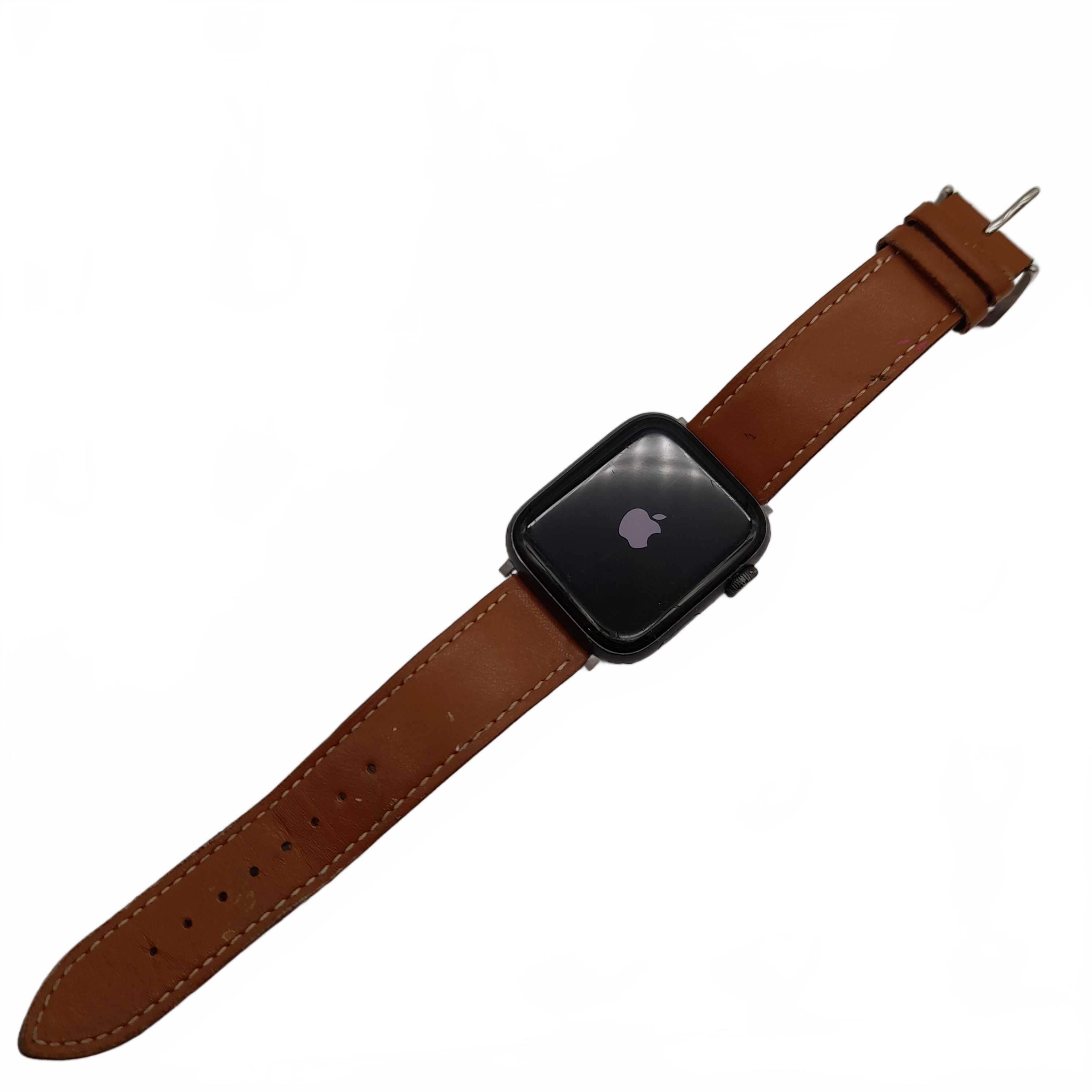 Apple Smart Watch SE Gen 1 A2352 44mm Brown Strap With Charger *Very Scratched Face* (WL 1425850)