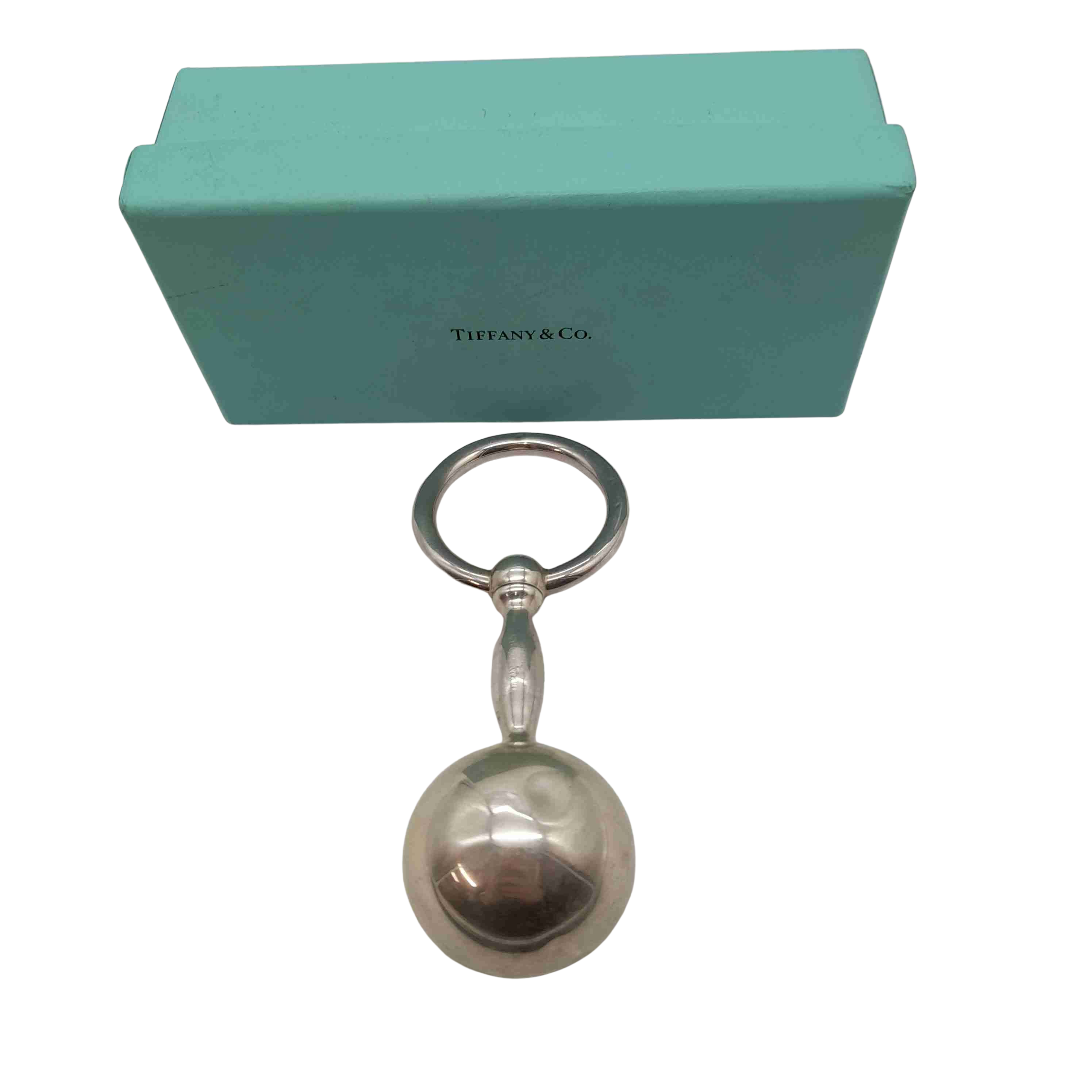 Tiffany & Co. 925 Silver Baby Barbell Ornament (1434851) (WL)