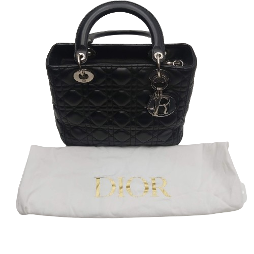 Dior Handbag Medium Lady With Long Shoulder Strap And Dustcover * Local Pickup Only *