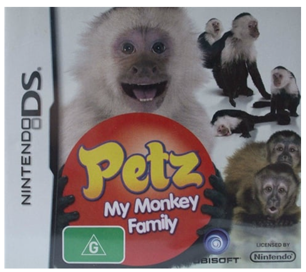 Petz My Monkey Family Nintendo DS Game Cartridge Only Good Condition (CP-1353457)