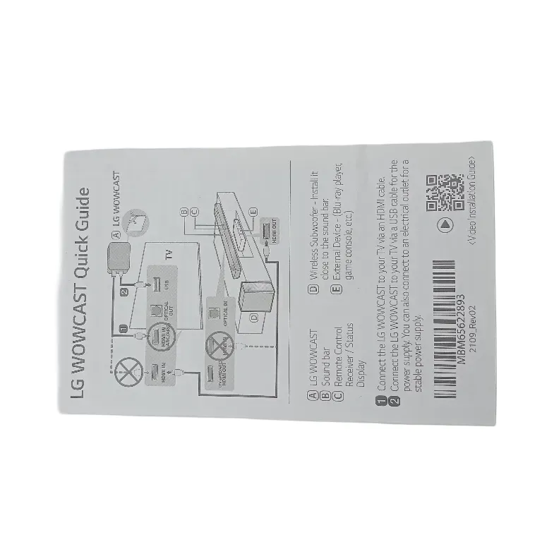 LG Wowcast Wireless Transmitter WTP3