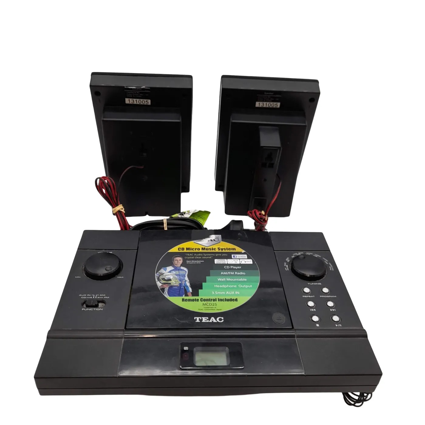 Teac MCD25 CD Player with 2 Speakers (WR)