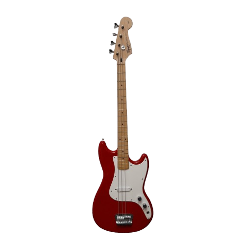 Squier Sonic Bronco Bass, Laurel Fingerboard, White Pickguard, Red (MR) *PICK UP ONLY*