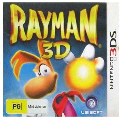 Nintendo 3DS Rayman 3D, Good Condition, CARTRIDGE ONLY NO CASE OR MANUAL