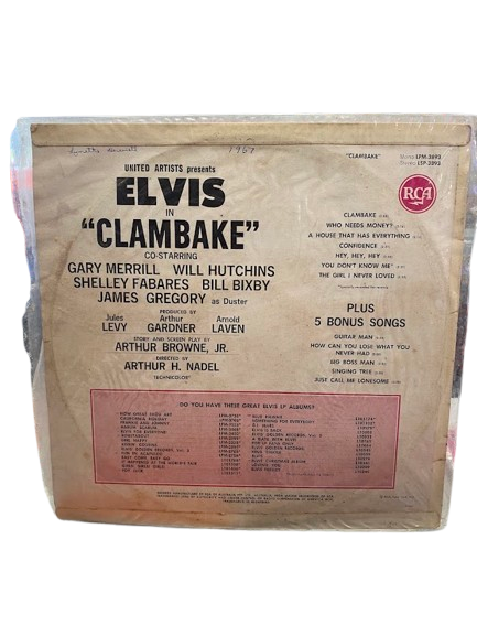 Elvis Presley Clambake Vinyl Record Soundtrack (1422094) (NG)