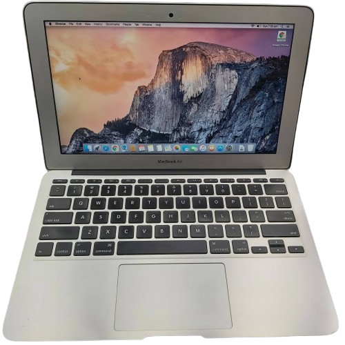 Apple Macbook Air 6,1 A1465, Silver, 11in Display, 4GB RAM, i5-4260U, 128GB SSD, Yosemite 10.10.5 Battery Needs Service (NA 1347114)