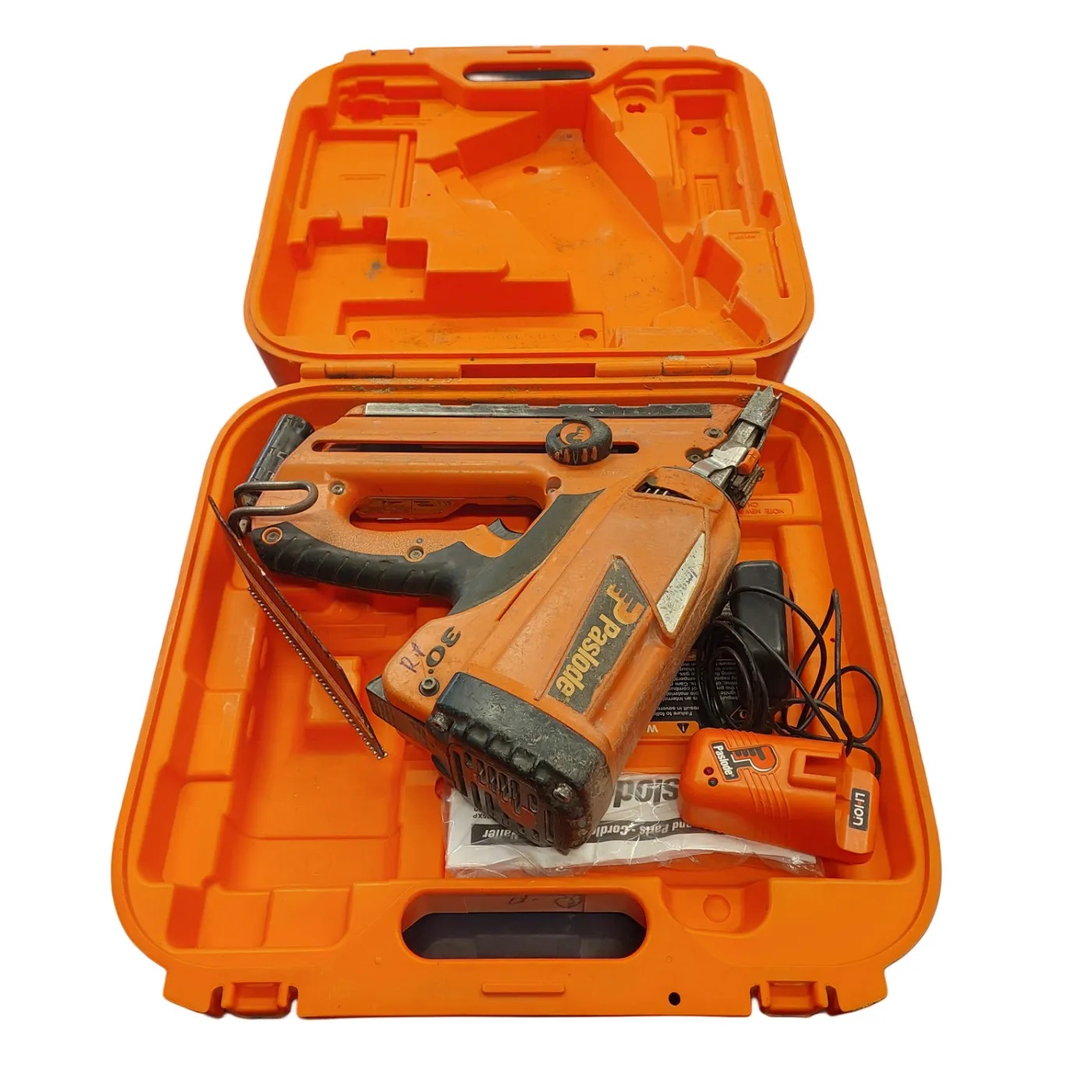 Paslode FrameMaster-Li PowerVent Nail Gun Kit B20543P With: Case, Battery, Charger, Nails *RP In Marker On Tool & Case* (GB 1420489)