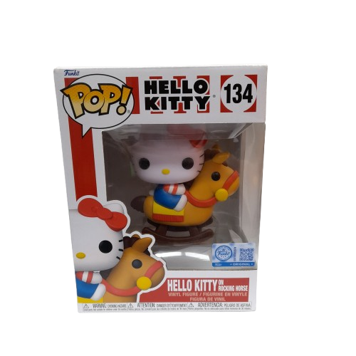 Funko Pop 134 Hello Kitty On Rocking Horse Premium Vinyl Figure (LN)