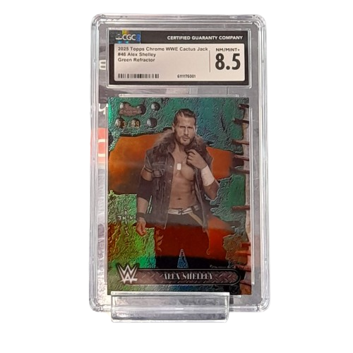 Topps Alex Shelley Collectors Card Green Refractor 73/99 (GE)