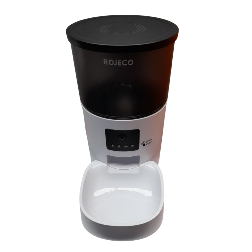 Rojeco Pet Feeder DU3L-VY White And Black Smart Pet Feeder (MR)