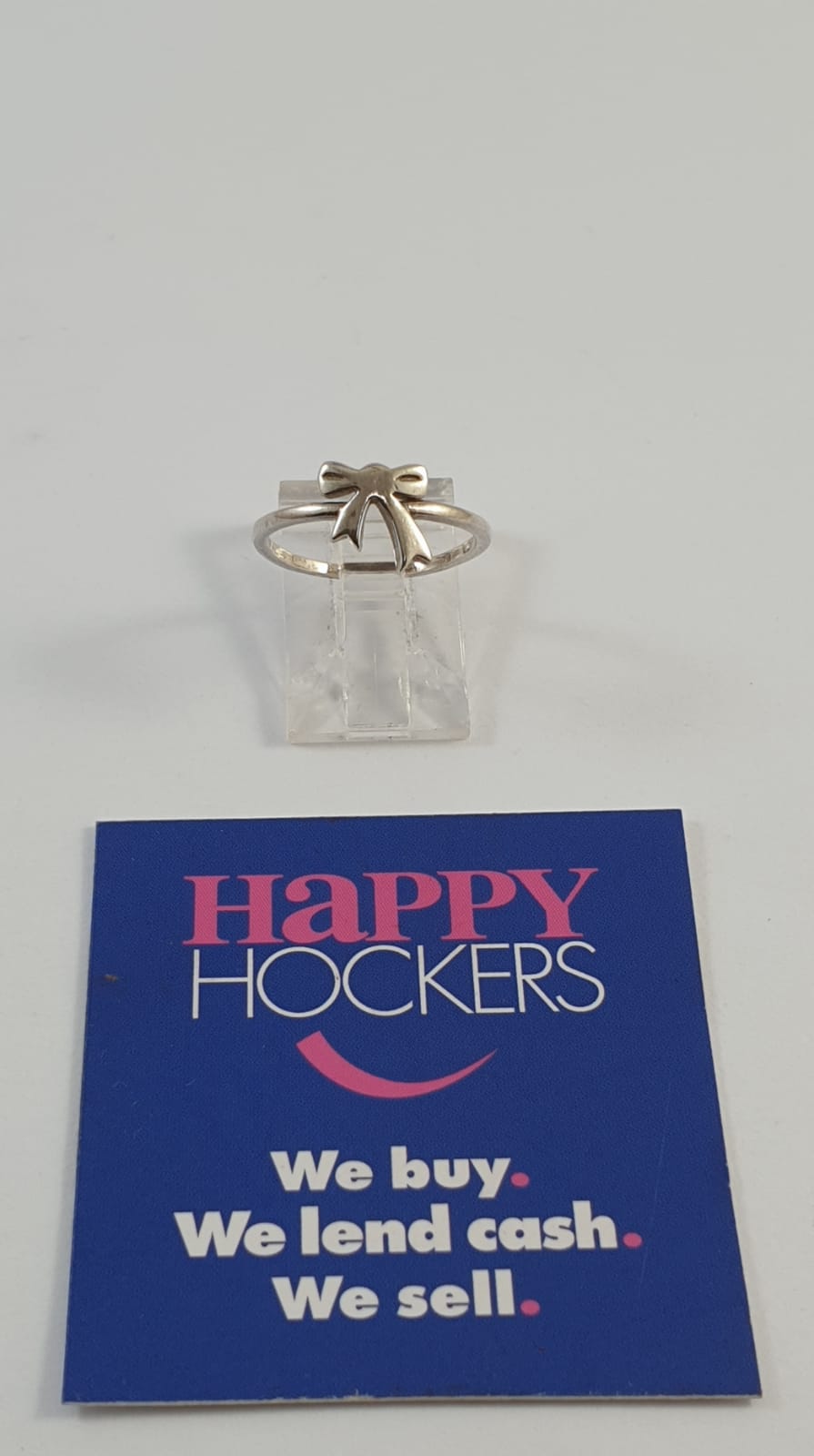 KAREN WALKER STERLING SILVER BOWTIE STYLE RING