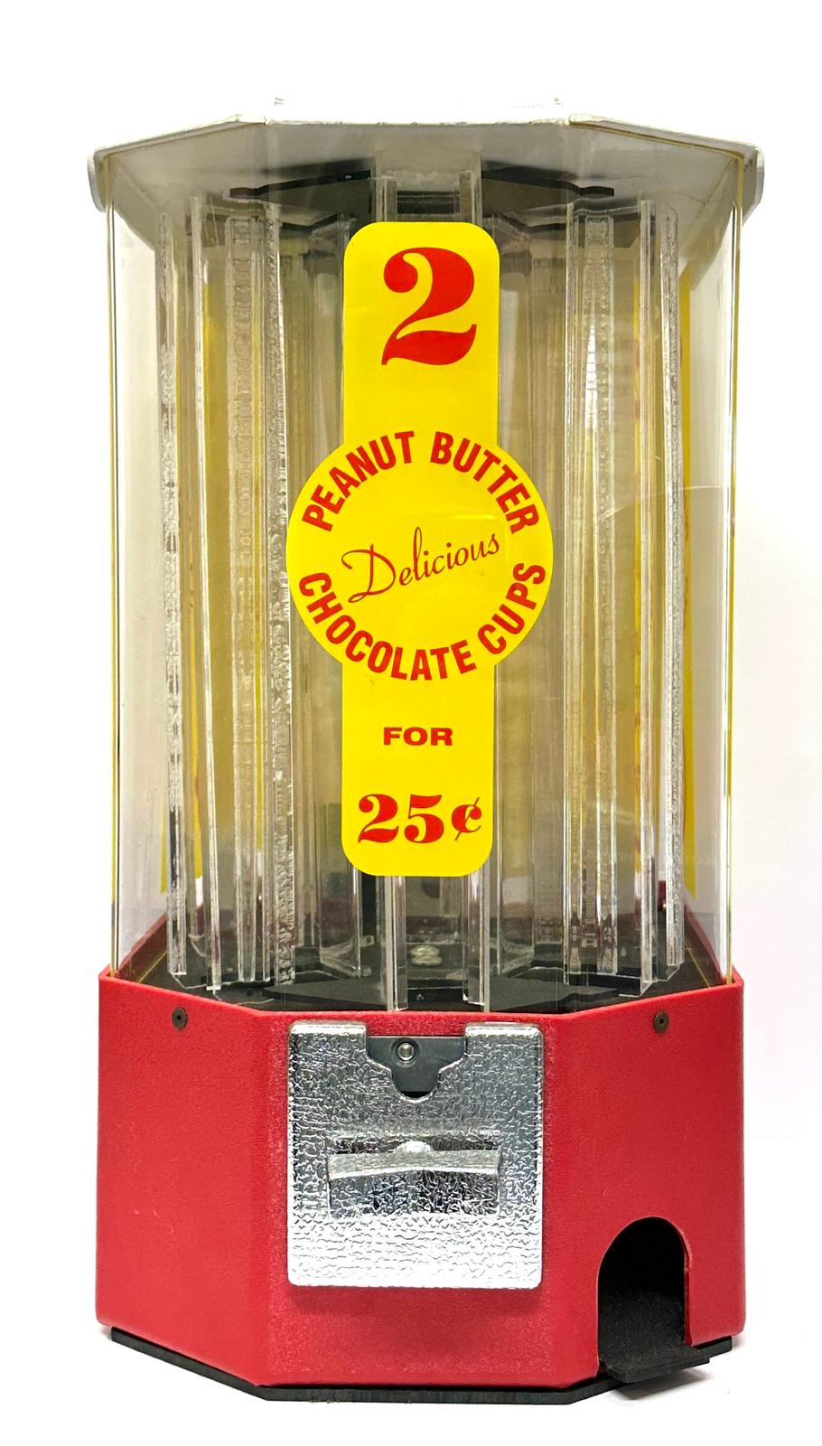 PEANUT BUTTER CHOCOLATE CUPS VENDING MACHINE