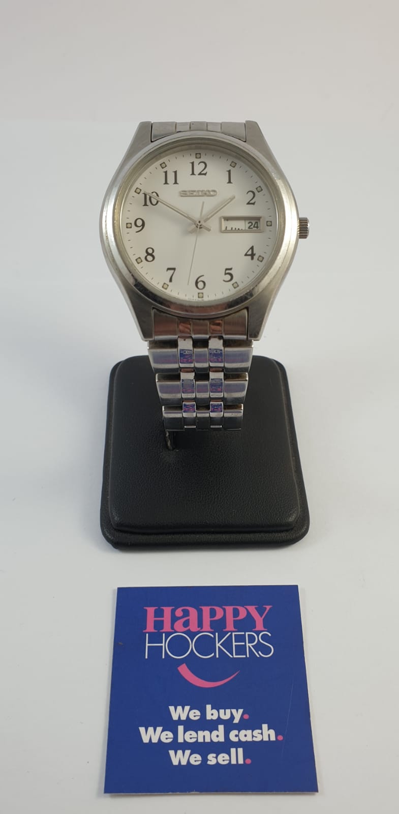 SEIKO WATCH MODEL: 7N43-0BF0. 38MM STAINLESS STEEL CASE AND BACK
