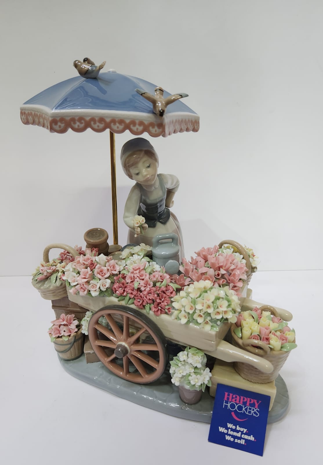 LLADRO PORCELAIN FIGURINE MODEL: B 01454 “FLOWERS OF THE SEASON”