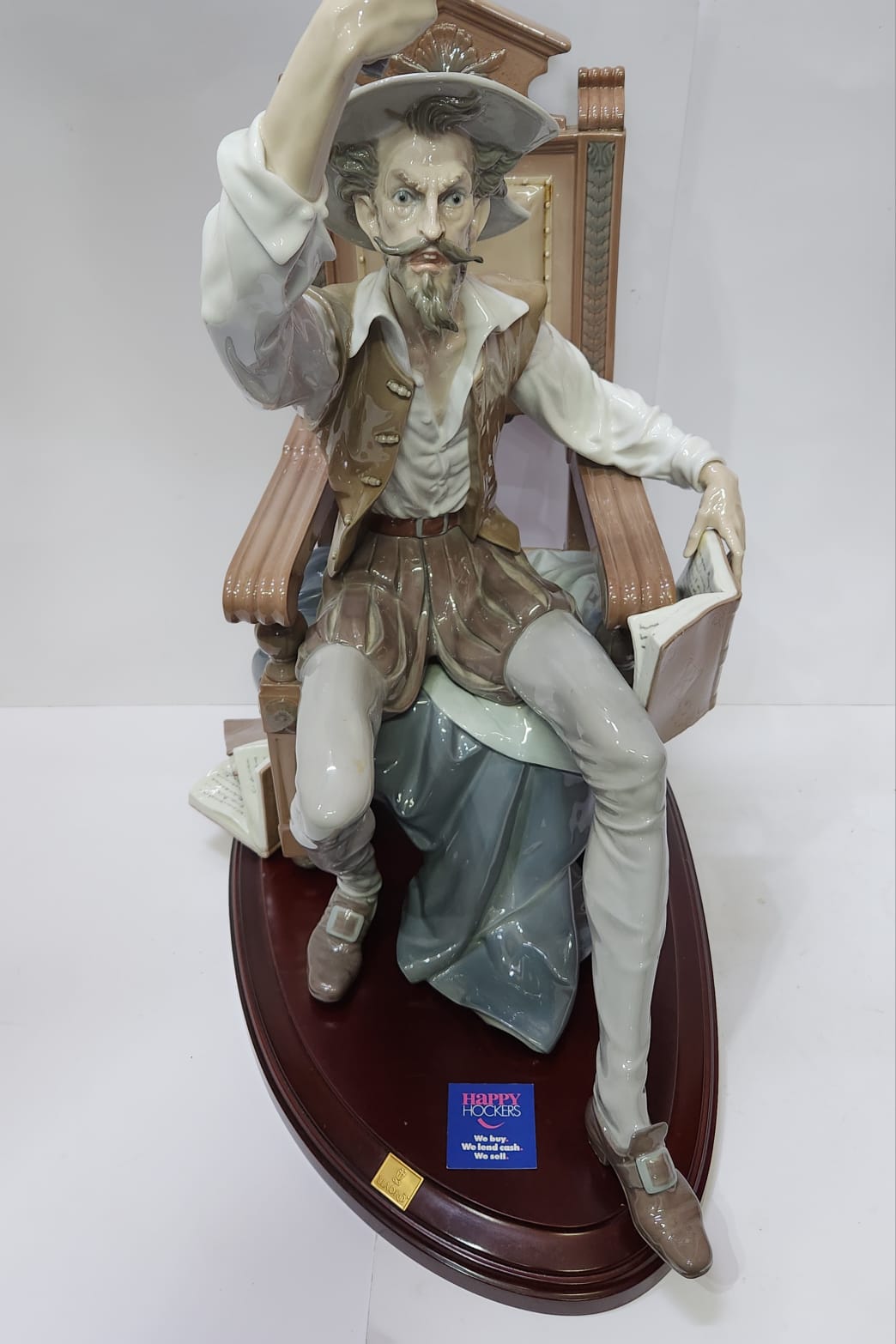 LLADRO PORCELAIN FIGURINE MODEL: B 1522 “I AM D QUIXOTE”. FIRST ISSUED 1987