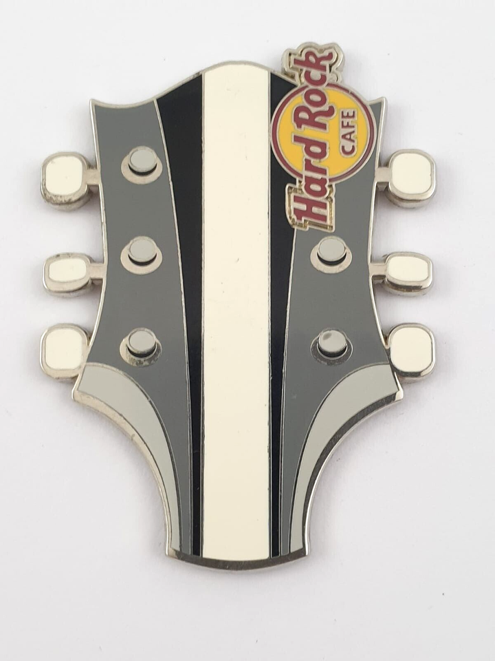 HARD ROCK CAFE COLLECTIBLE GUITAR HEADSTOCK MAGNETIC BADGE