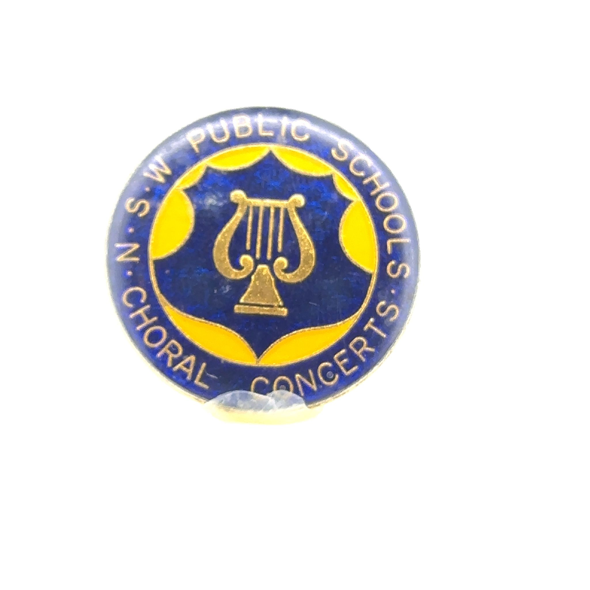 NSW PUBLIC SCHOOLS CHORAL CONCERT BADGE