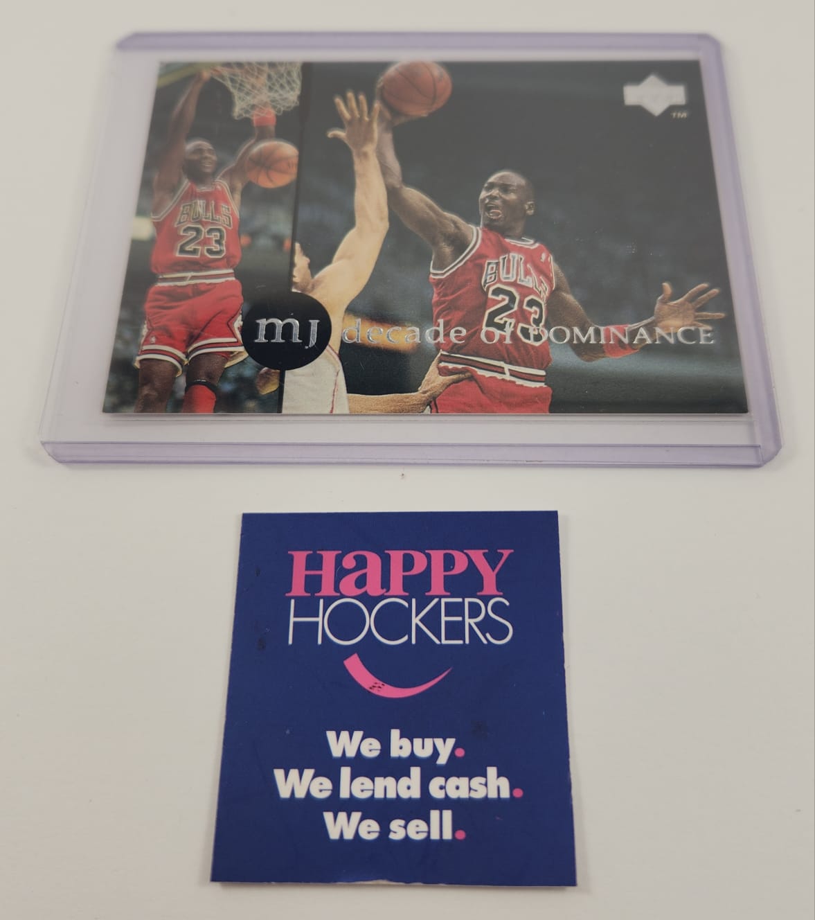 UPPER DECK RARE AIR BASKETBALL CARD, MJ DECADE OF DOMINANCE J10