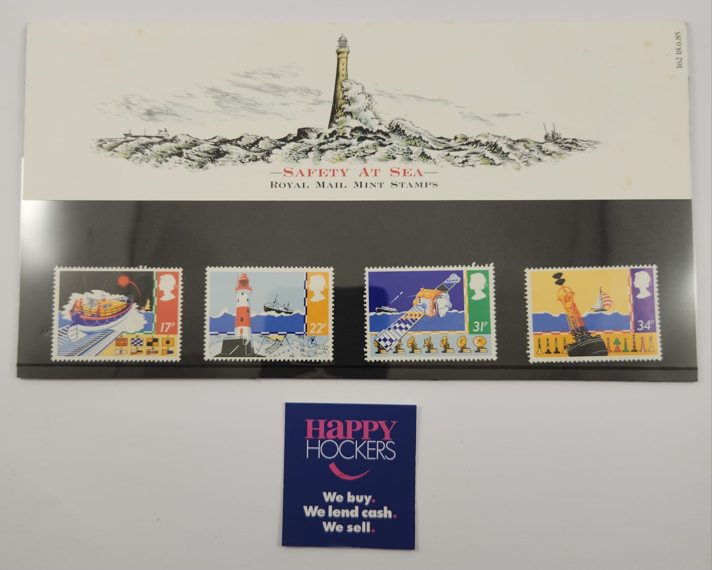 UK ROYAL MAIL MINT STAMPS: SAFETY AT SEA. SET OF 4 COMMEMORATIVE STAMPS