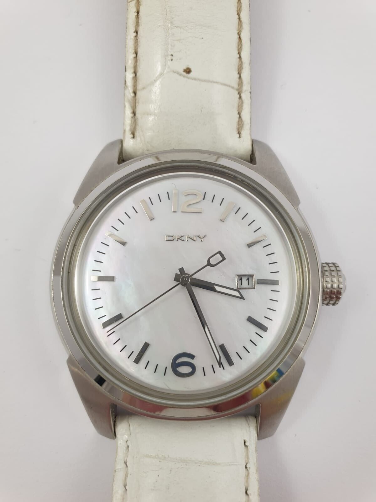 DKNY 41MM STEEL UNISEX QUARTZ WATCH!