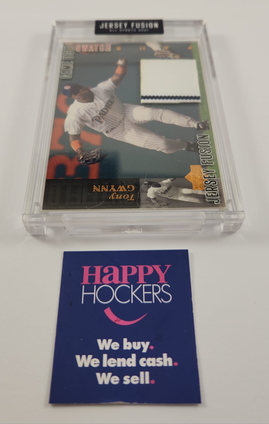 JERSEY FUSION UPPER DECK BASEBALL TRADING CARD, TONY GWYNN JF-TG97