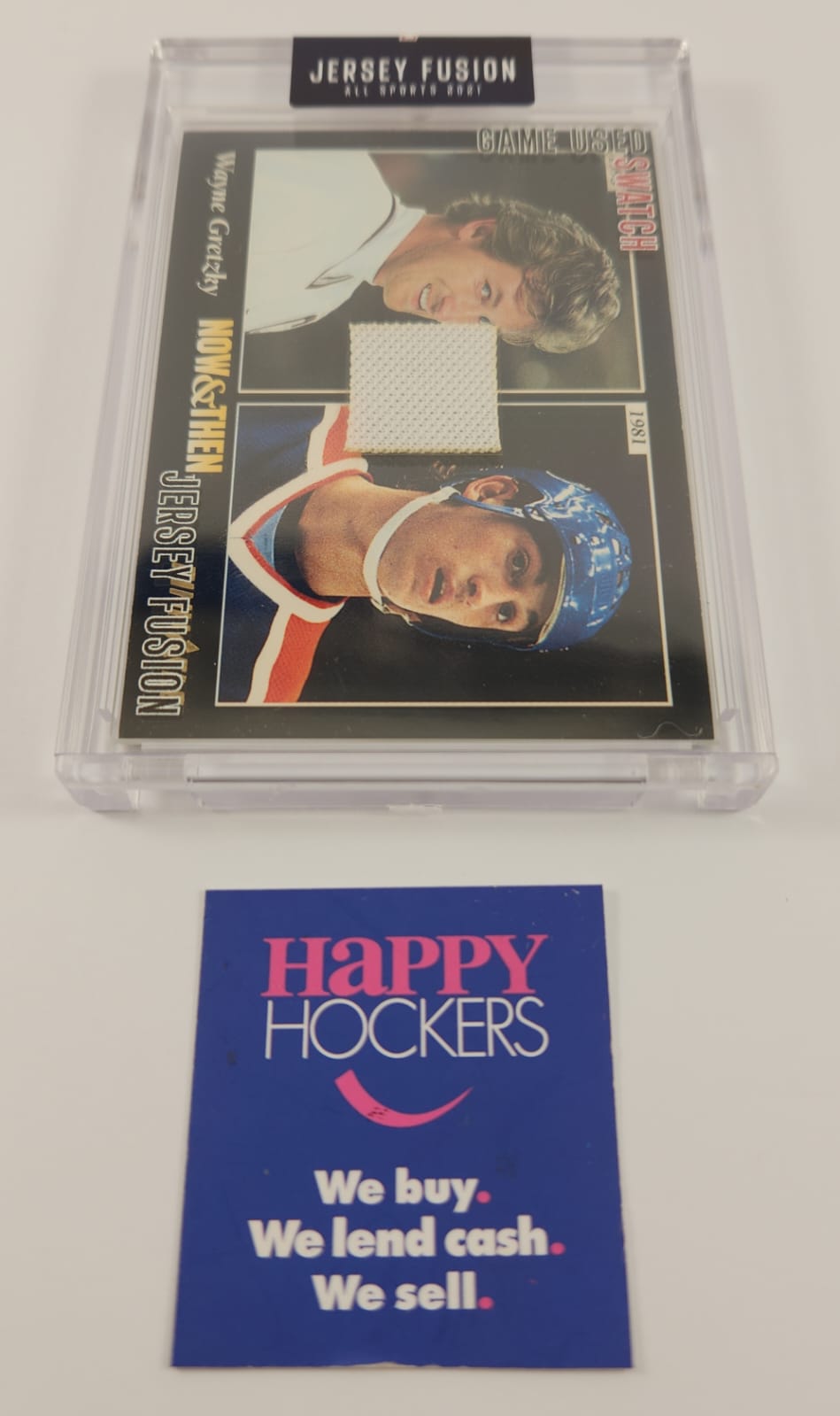JERSEY FUSION PINNACLE NHL TRADING CARD, WAYNE GRETZKY JF-WG85