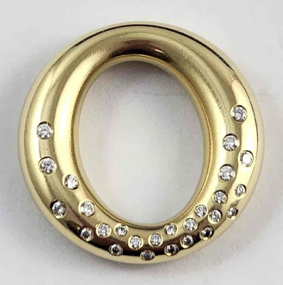 TIFFANY & CO. SEVILLANA 18CT YELLOW GOLD DIAMOND PENDANT BY ELSA PERETTI