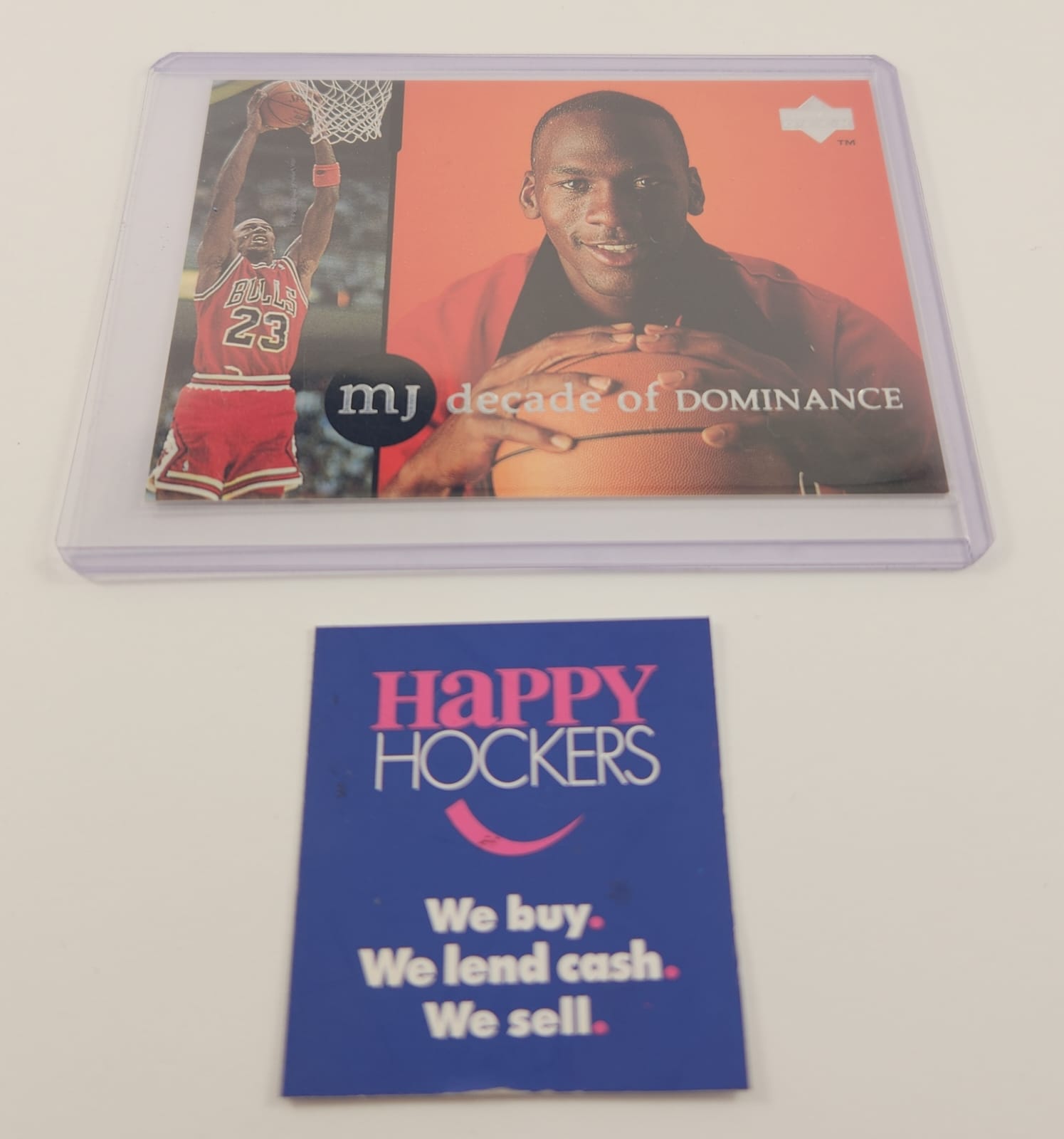 UPPER DECK RARE AIR BASKETBALL CARD, MJ DECADE OF DOMINANCE J2