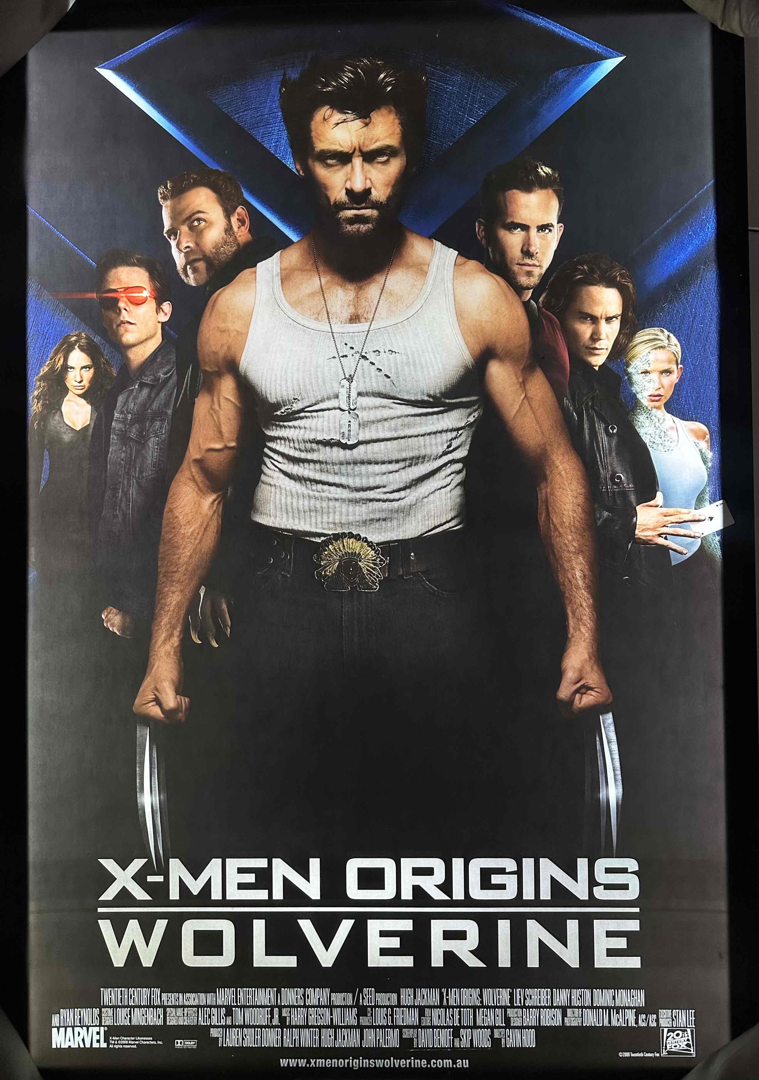 X-MEN ORIGINS WOLVERINE 2009 D/S  MOVIE POSTER