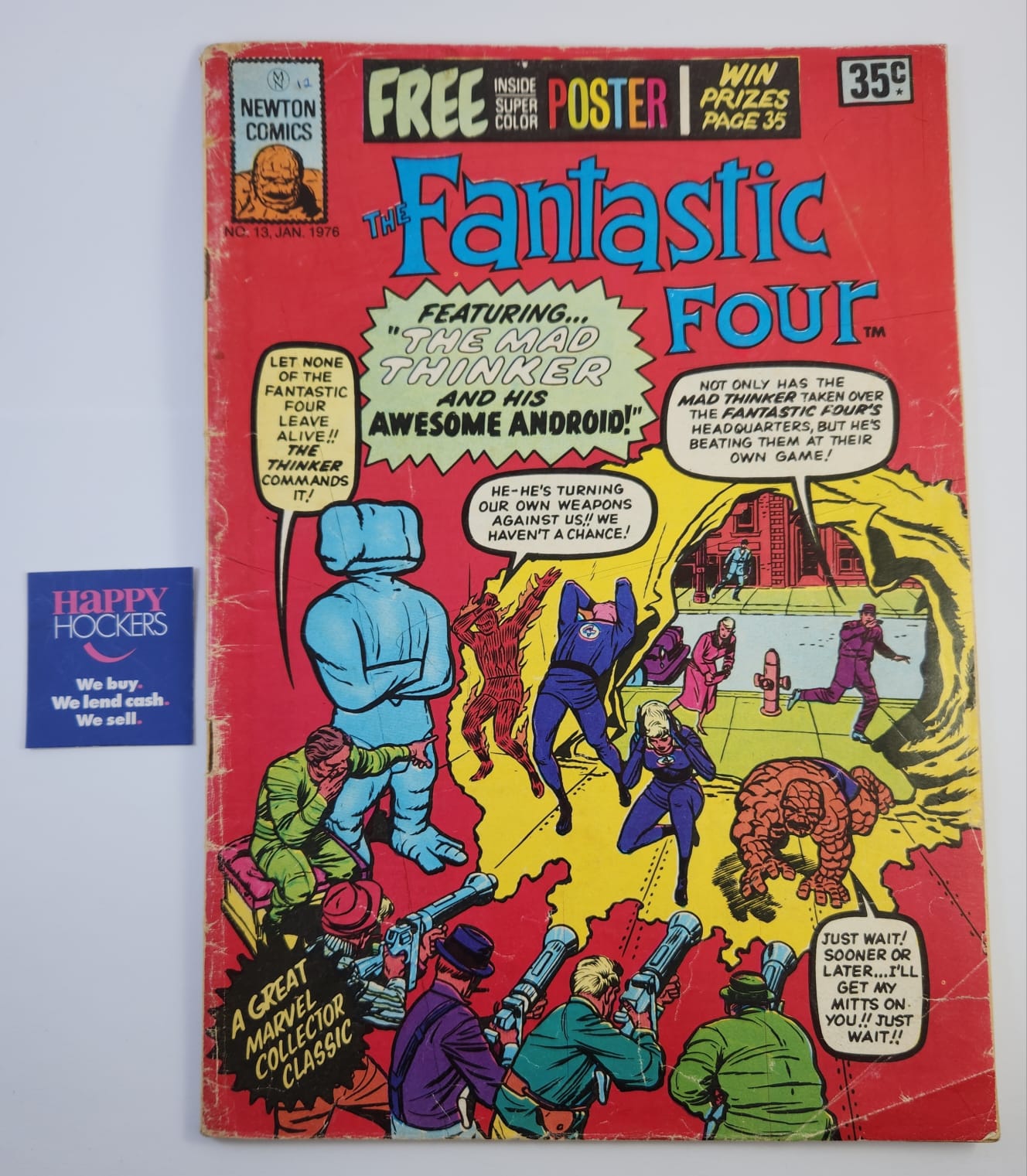 NEWTON COMICS THE FANTASTIC FOUR ISSUE: 13 JANUARY 1976