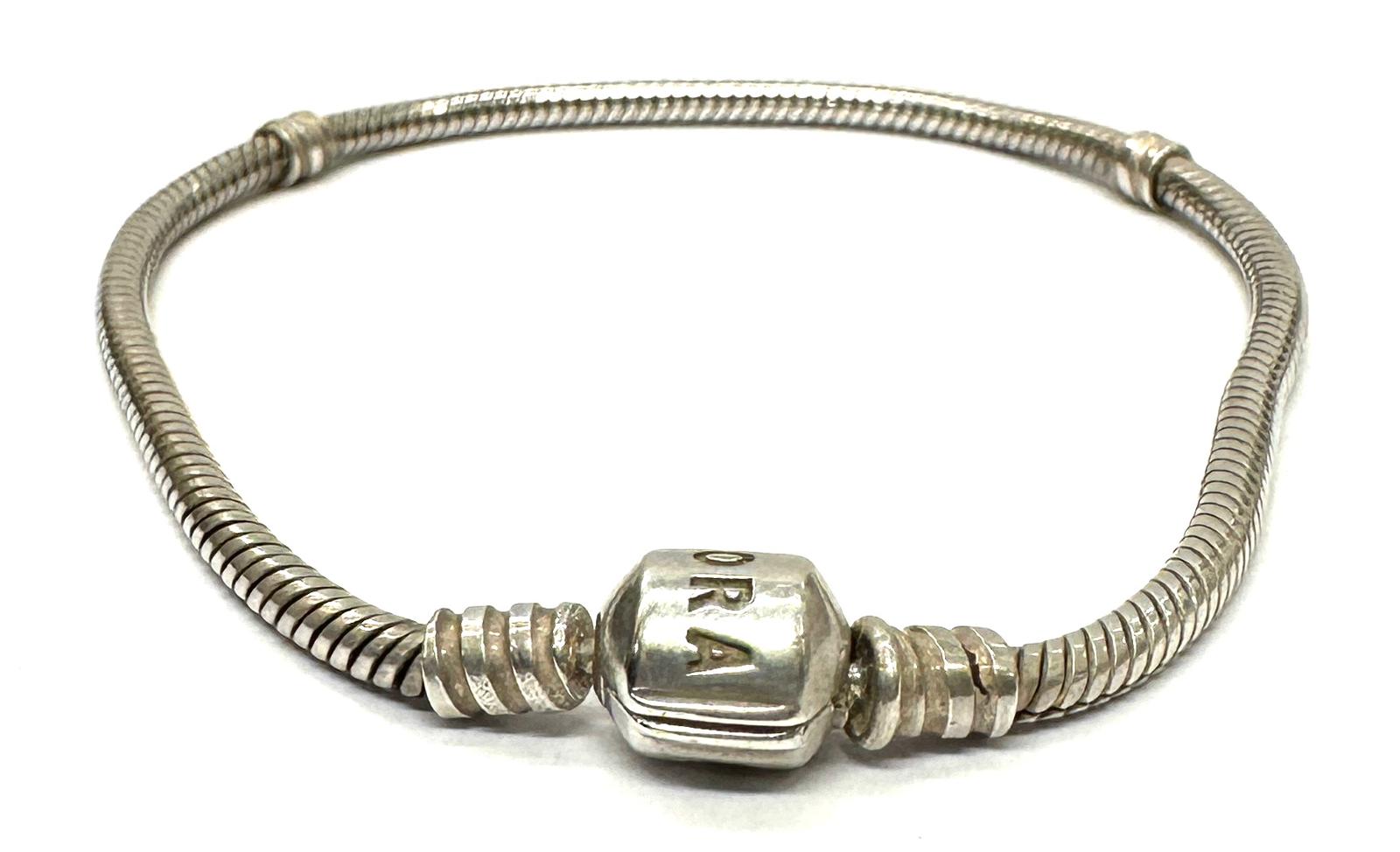SILVER PANDORA BRACELET