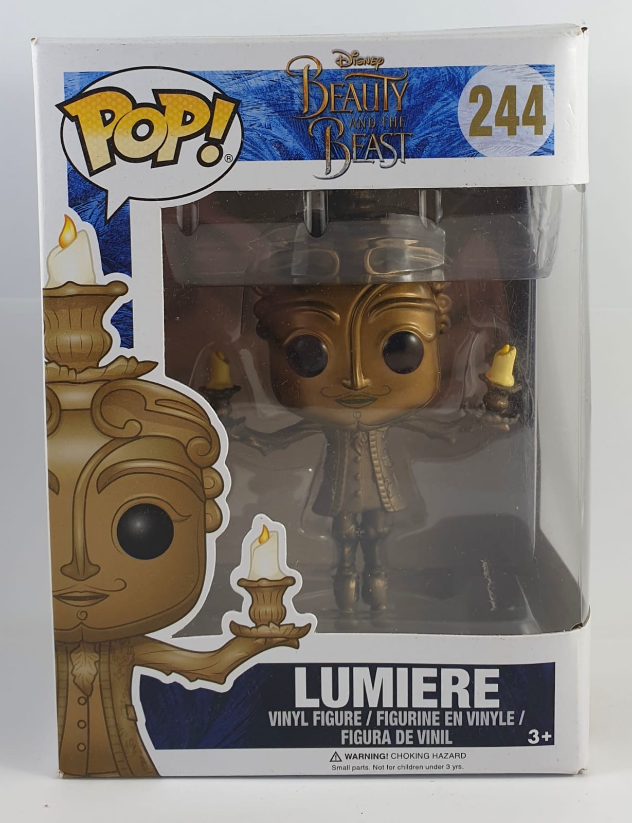 FUNKO POP DISNEY VINYL FIGURE 244 MODEL: LUMIERE BEAUTY AND THE BEAST