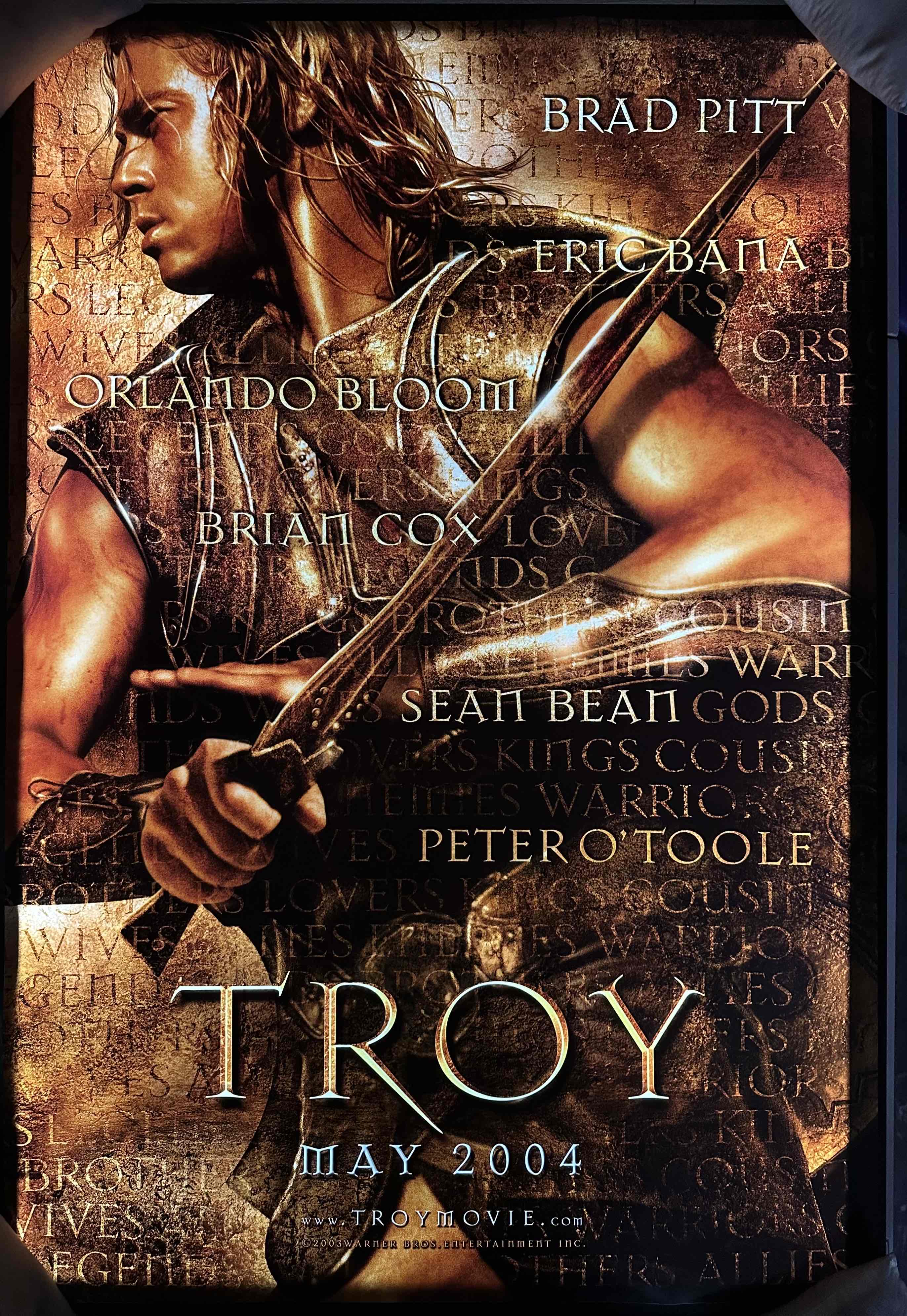 TROY ADVANCE 2004 AUSTRALIAN CINEMA DOUBLE SIDED ONE-SHEET MOVIE POSTER