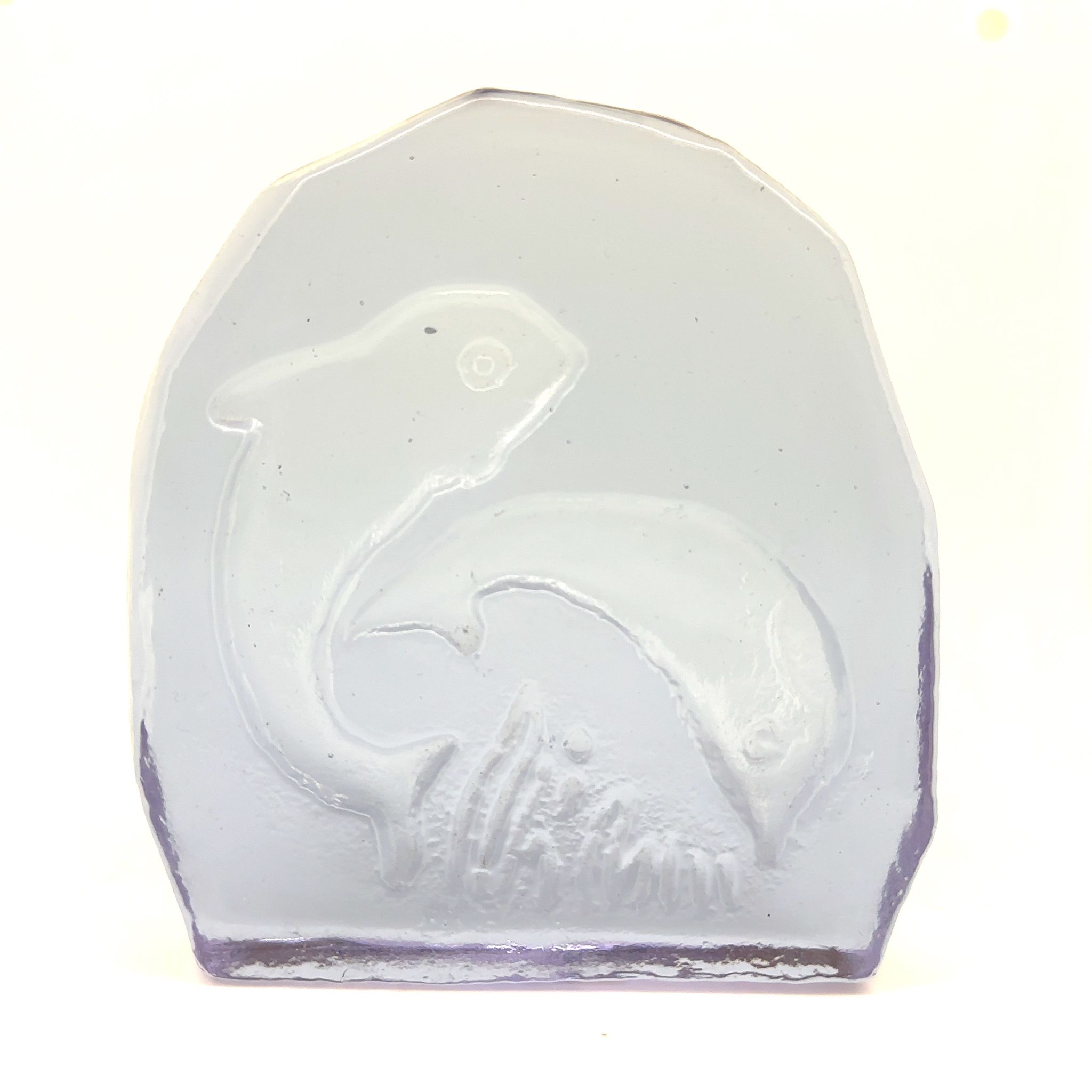 GLASS JUMPING DOLPHINS ORNAMENT