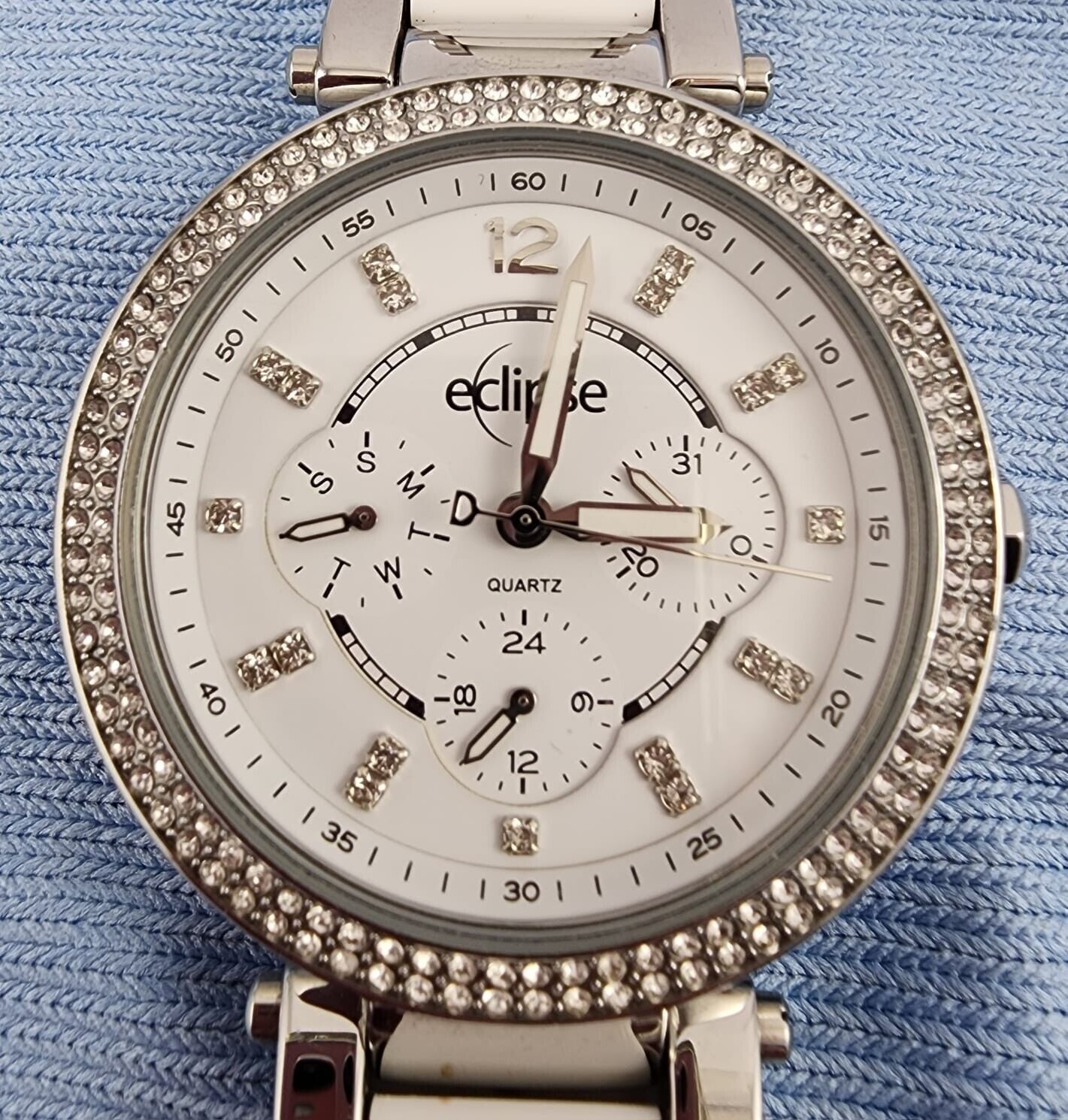 ECLIPSE 1346212 39MM STEEL QUARTZ SPORTS DRESS WATCH