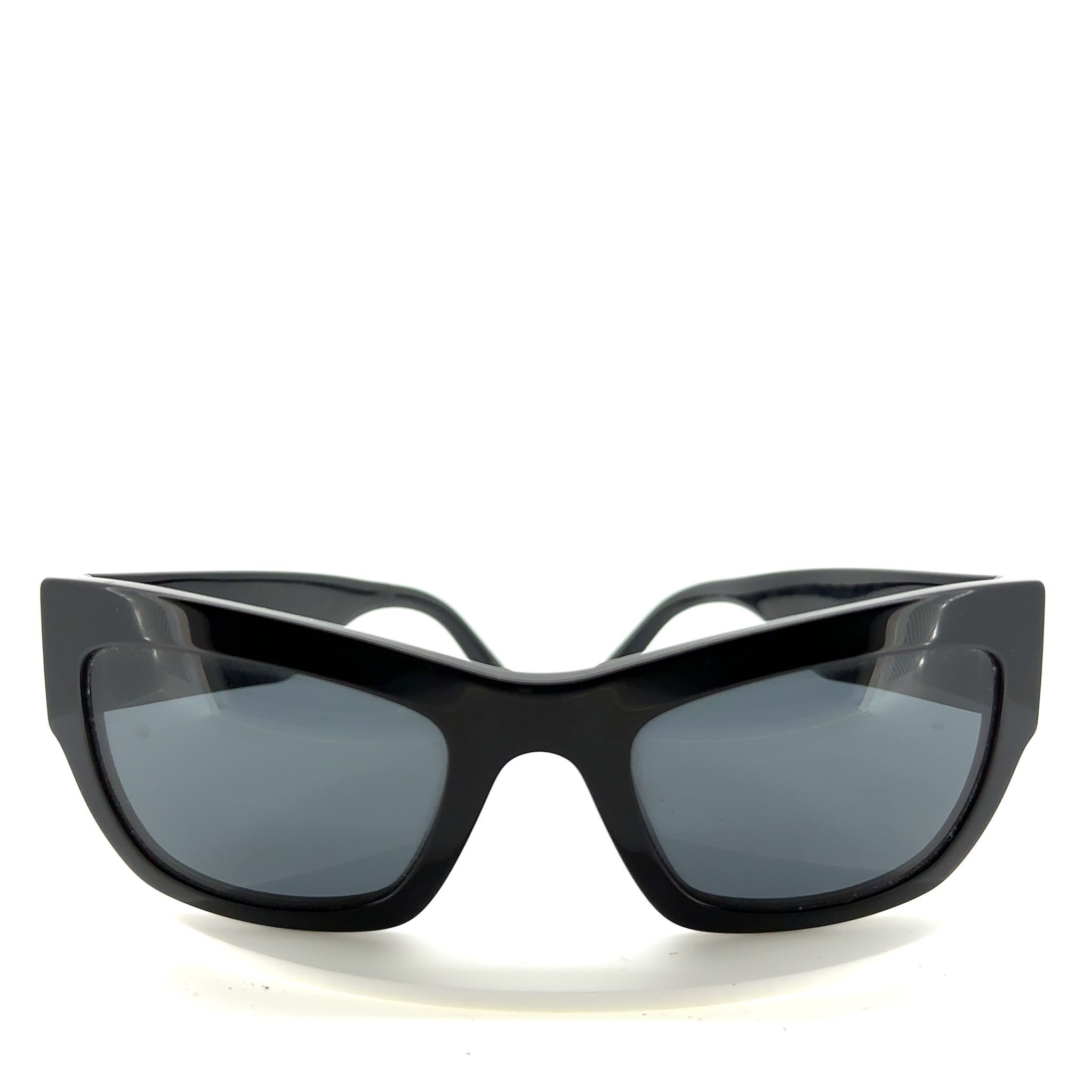 VERSACE  4358 BLACK PLASTIC FRAME SUNGLASSES