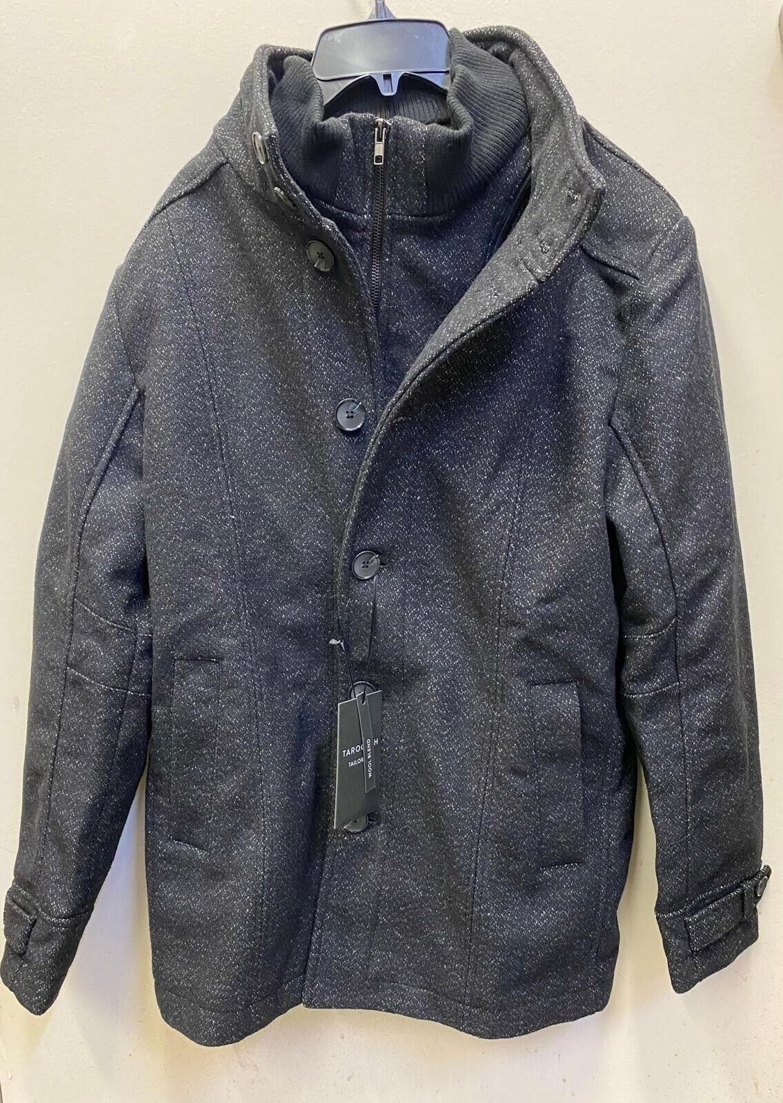 AS NEW UNISEX TAROCASH MILBURN WOOL BLEND COAT