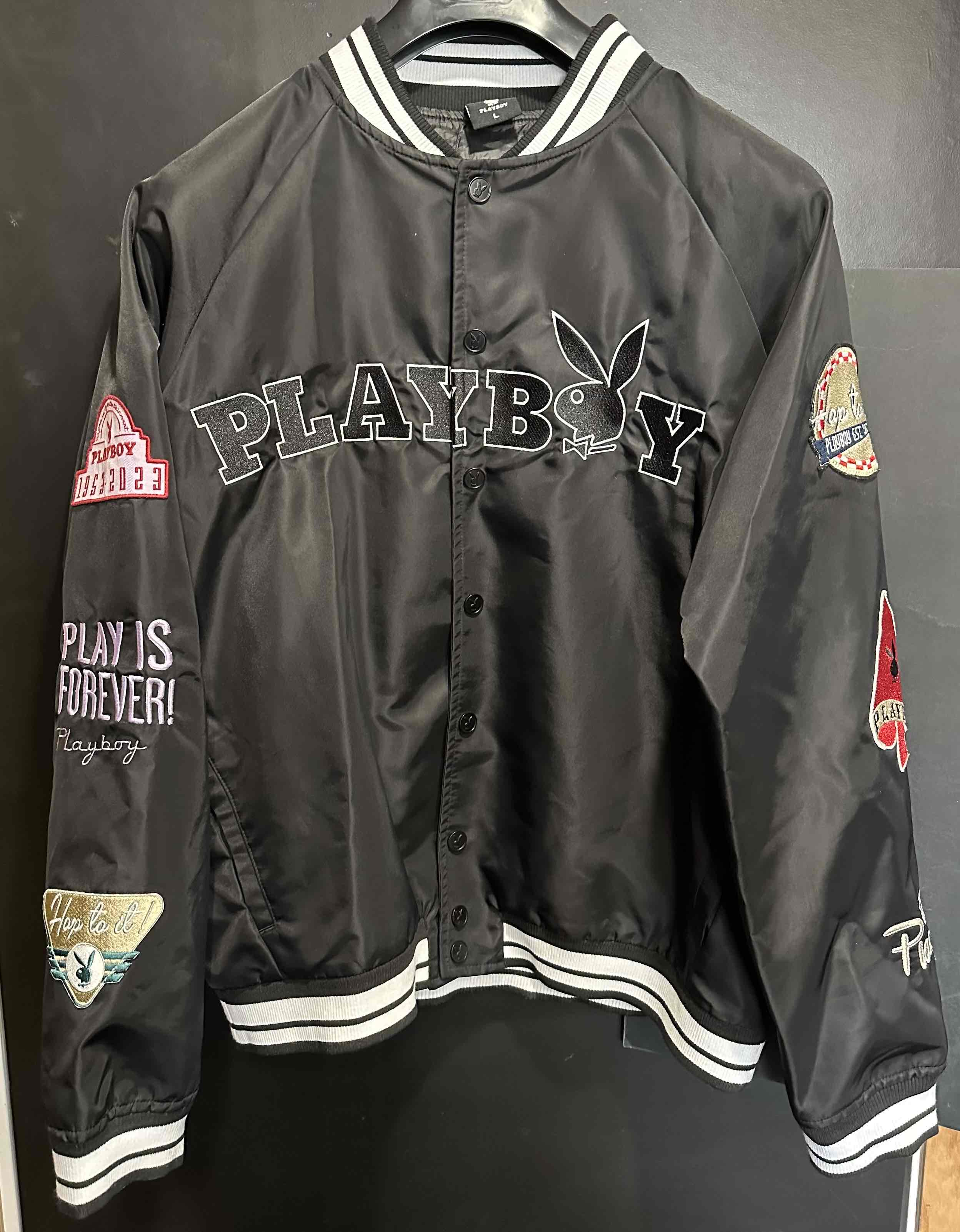AUTHENTIC PLAYBOY 70TH ANNIVERSARY EDITION VARSITY JACKET