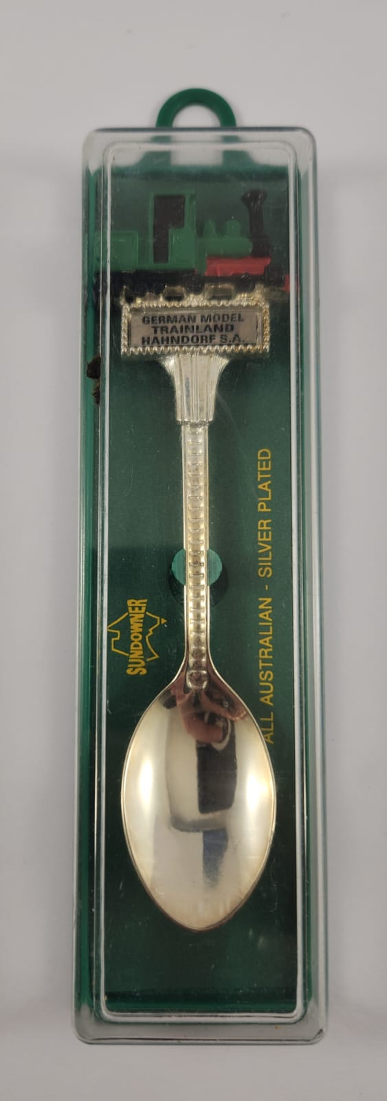 SUNDOWNER COLLECTIBLE TEASPOON, GERMAN MODEL TRAINLAND, HAHNDORF SOUTH AUSTRALIA