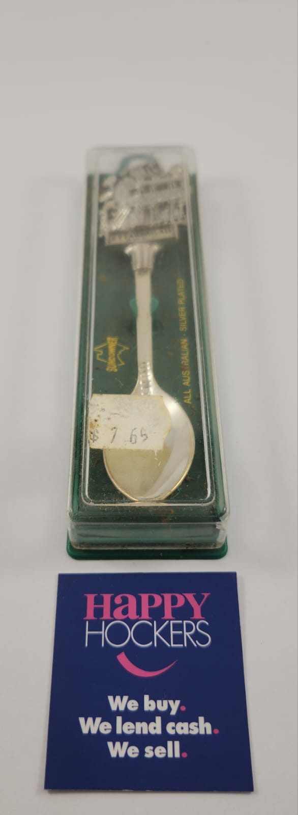 SUNDOWNER SILVER PLATED COLLECTIBLE TEASPOON, ETTAMOGAH PUB