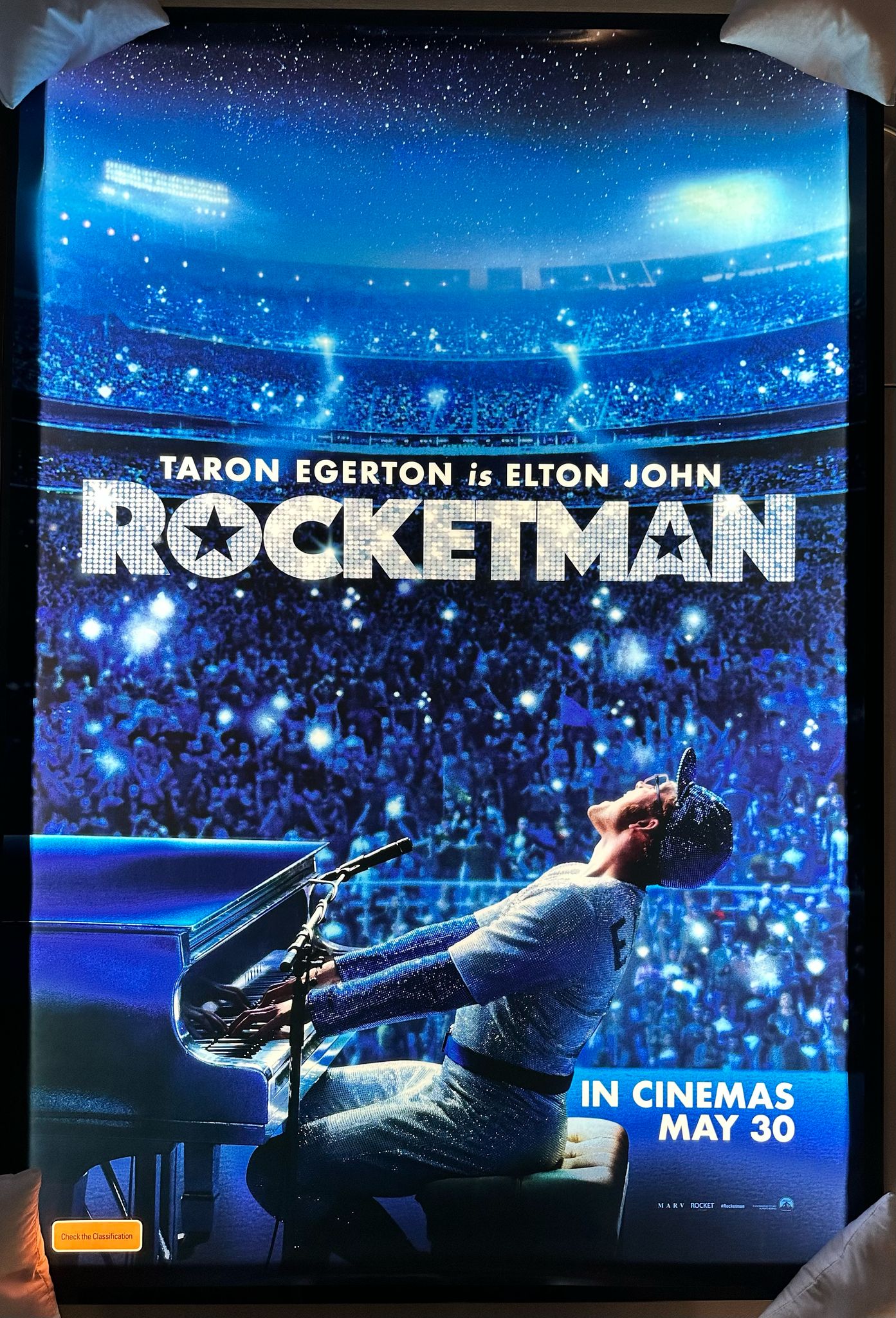 ROCKETMAN 2019 ORIGINAL AUSTRALIAN CINEMA RELEASE  DOUBLE SIDED ONE-SHEET MOVIE POSTER