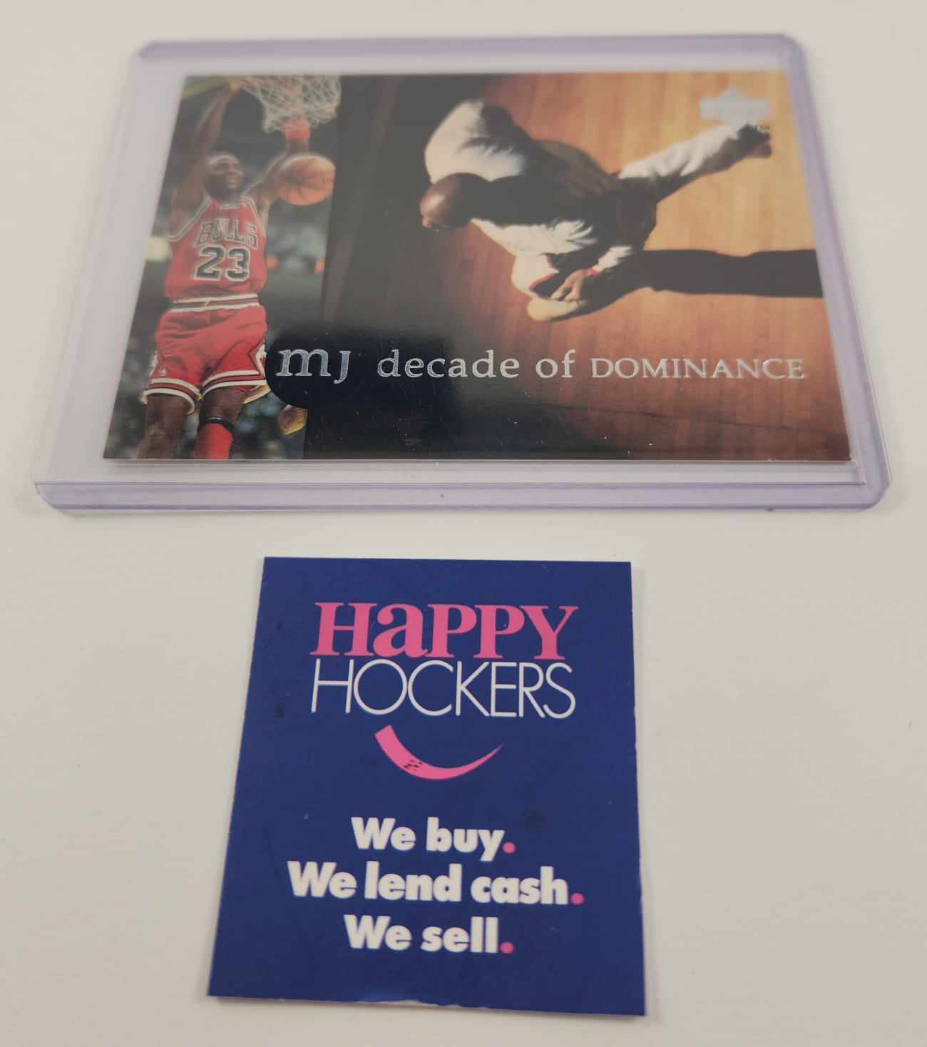 UPPER DECK RARE AIR BASKETBALL CARD, MJ DECADE OF DOMINANCE J1