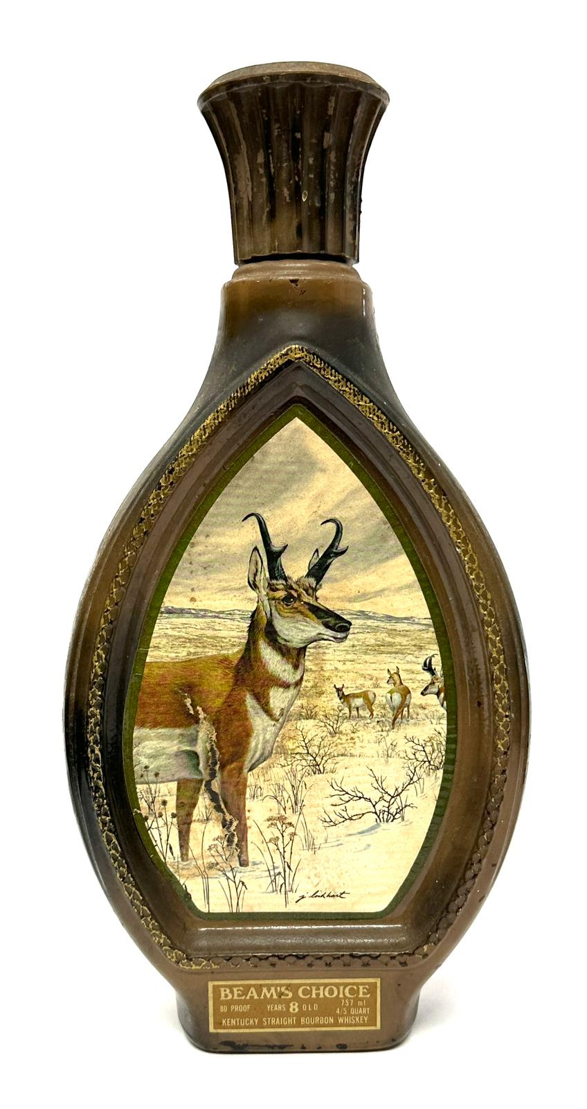 1976 VINTAGE BEAMS CHOICE WHISKY BOTTLE