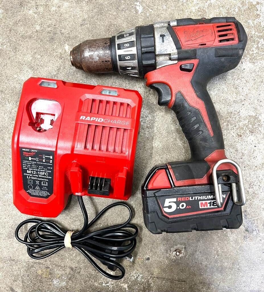 MILWAUKEE C18DP 18V 13MM CORDLESS HAMMER DRILL