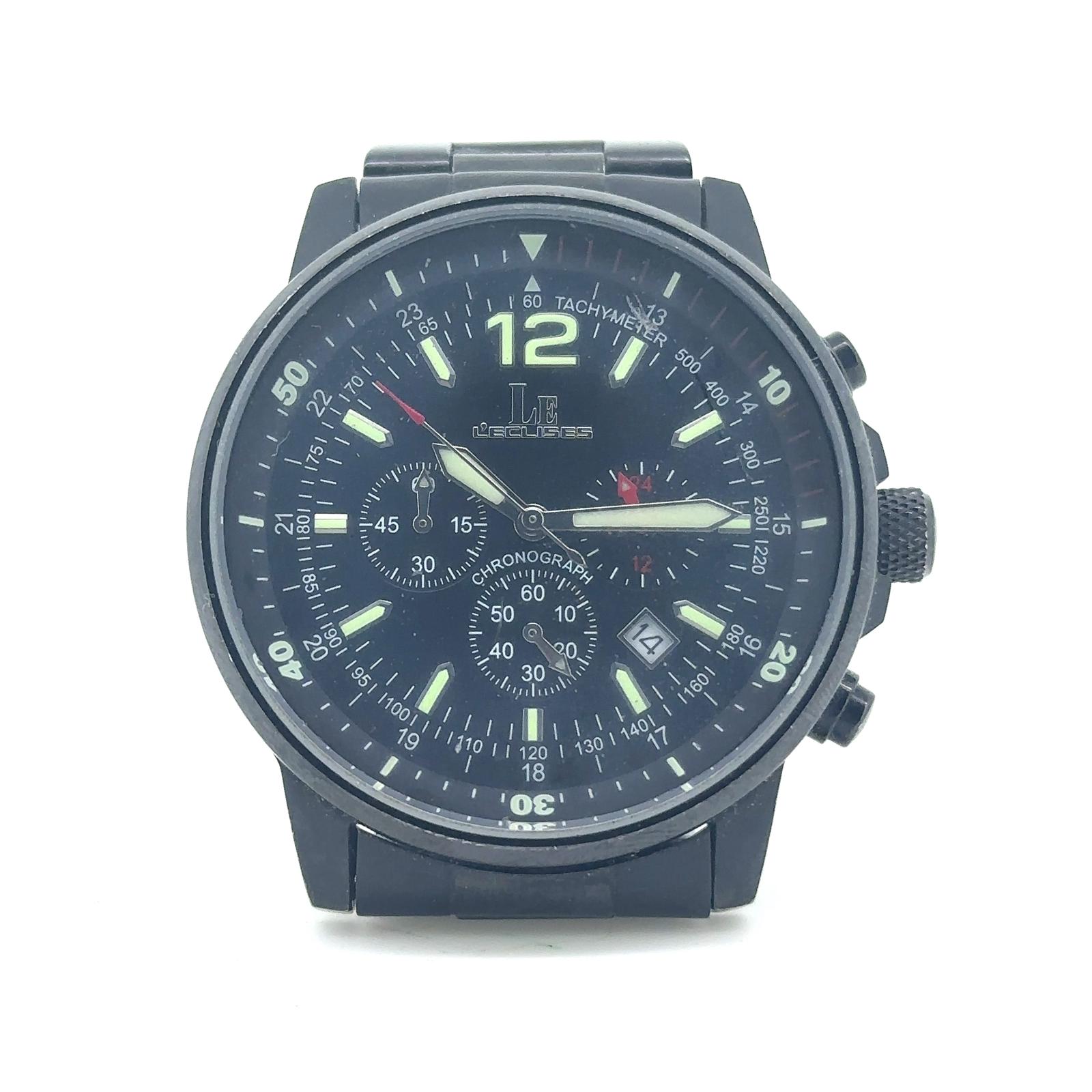 LECLISES STAINLESS STEEL QUARTZ WATCH